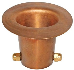 Monarch Rain Chains 25034 Pure Copper Gutter Adaptor