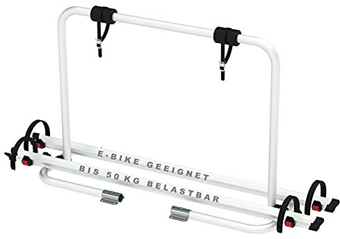 Fahrradträger für Deichsel Wohnwagen | abklappbar | Bike Träger XL ALU | für 2 Fahrräder e Bike bis 50kg belastbar