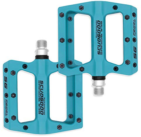 Heavenlife MTB Pedale, Flat Fahrradpedale mit 9/16 Zoll Schnelle Geschwindigkeit Abgedichtete Läger Trekking Mountainbike rutschfeste Fahrrad Pedale für BMX Rennrad