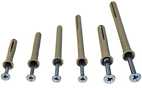 Impact dowels in Various Sizes Nail dowels, Grey