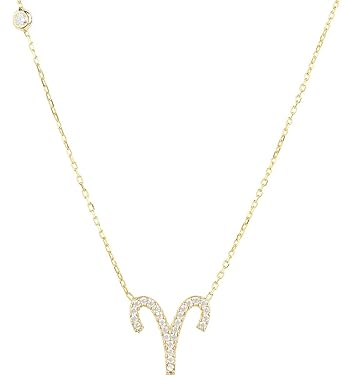 LATELITA COLGANTE DE SIGNO ZODIACAL COLLAR DE ORO ARIES