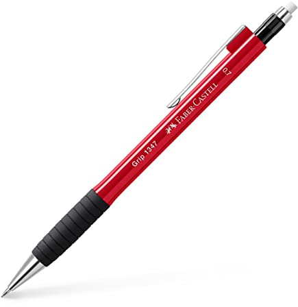 Faber-Castell Druckbleistiftgriff 1347, 0,7 mm, rot