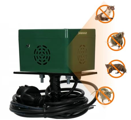 ANTIMARDER LUBERDA Repellente ermetico per ratti | Silenzioso ed Efficace | Parcheggi Magazzini | Funziona di Notte