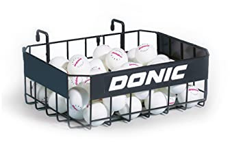 Donic Table Tennis Ball Basket -Ping Pong Ball Holder, Good for Practice Serves and Multiball Training, Fits about 120 Balls, Attach Easily to Table