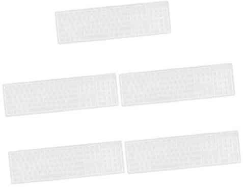 DECHOUS 5pcs Keyboard Cover for Laptop Keyboard Protector in Non-slip Cover Dust Leak Compatible