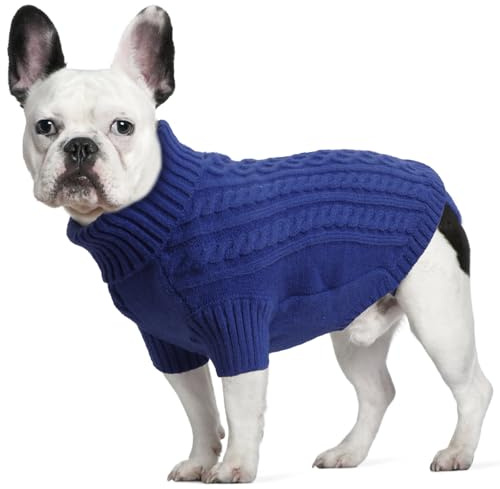LiebeDD Hundepullover Mittelgroße Hunde Hundepulli mit Geschirröffnung L | Kuscheliger Hundepulli mit Beinschlaufen, elastisch & atmungsaktiv, für Beagle, Bulldogge & Schnauzer, für Herbst & Winter
