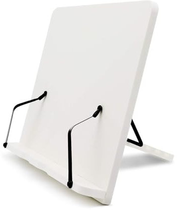 Suixtil Leseständer, 33,5x23,7 cm Rezeptständer, Bücherständer, klappbarer Lesetisch aus Holz, Rezept, Kochbuch, Verstellbarer Lese-, Küchen- und Bürobuchständer