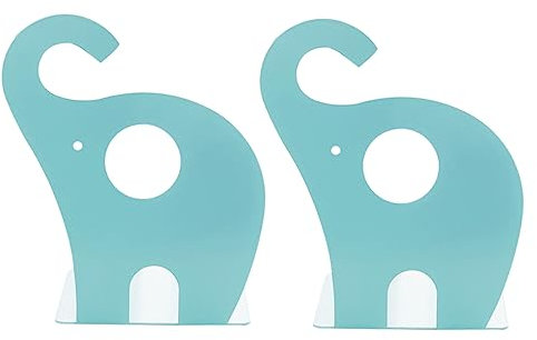 Gogogmee Buchstützen Aus Metall Für Arbeitszimmer Und Büroeinrichtung Bücherständer Mit Cartoon-Design Ordnungshelfer Für Bücher Und Notizbücher