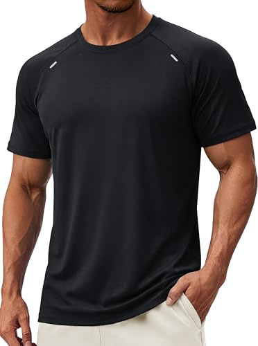 TACVASEN Men's Workout Shirts Dry Fit Mesh Short Sleeve Athletic T-Shirts | Quick Dry Moisture Wicking,Breathable Cooling,Stretch Lightweight, Running Gym Fitness,Performance Tops Tee