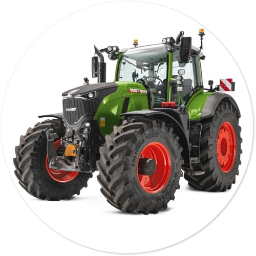 Tortenaufleger * FENDT TRAKTOR * aus Esspapier als Kuchen- und Tortendeko | Ø20cm, Deko für Kindergeburtstag und Kinderparty | Trecker Landmaschinen Bauernhof Kinder Geburtstag Party