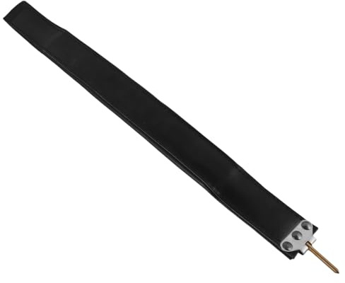 Abaodam Cinturino per Basso di Fisarmonica in Pu e Pelle Bovina, Design per Mancini, Nero Classico Elegante, Compatibile Fisarmoniche da 80 a 96 Bassi
