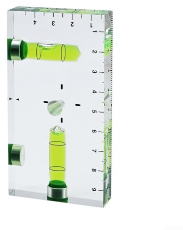Jotekonoby Niveau à bulle de poche avec base magnétique - 95 x 40 x 15 mm - Double échelle 90°/180° - Niveau transparent avec tube à bulles vert pour mesure de précision