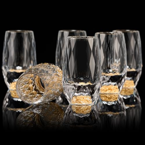 DUJUST Diamant spritglas - 6 st - hög