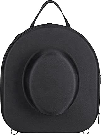 FashionCha Aufbewahrungsbox für Cowboyhüte, Hutkoffer, Tragetasche, Hutbox mit Deckel, Huthalter