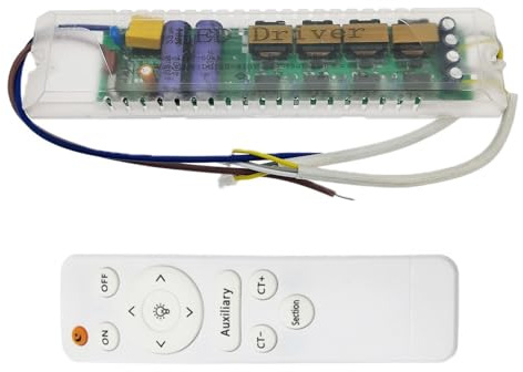 1 Uds. Fuente de alimentación de luz de techo con Control remoto infrarrojo 8-24Wx2 25-40Wx2 37-50Wx2 37-60Wx2 50-70Wx2 37-50Wx4 37-60Wx4 37-60Wx6((37-60W) x4)