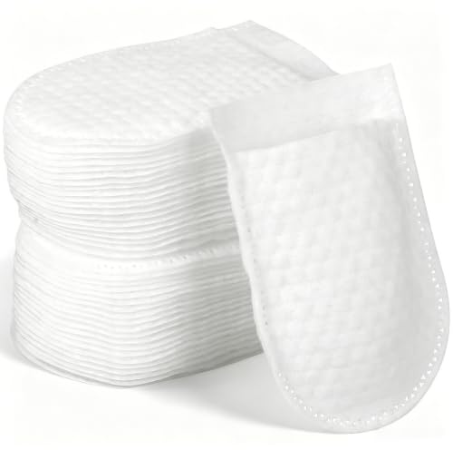 240 Discos de Algodón en Forma Faciales Blanco | Algodón, Desmaquillado Facial y Cuidado de Piel, Formato Portátil Desechable, sin Dejar Fibras