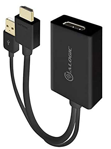 ALOGIC - Adaptador HDMI a DisplayPort Macho a Hembra