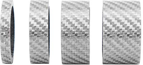 Carbon Fiber Fahrrad Spacer, Leichtgewicht Stabil für 5/10/15/20mm Headset Gabel Set, for Rennrad Trekking Fahrradtypen