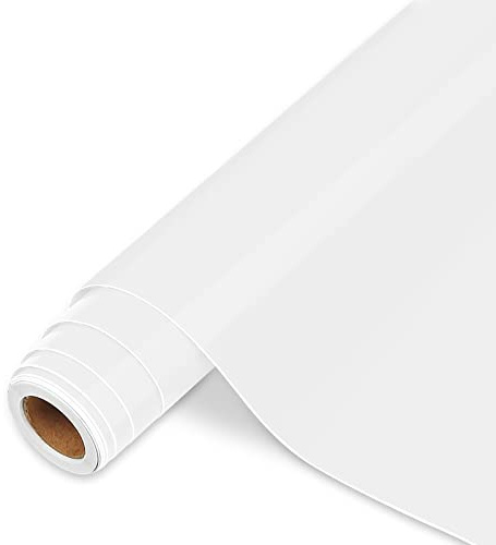 30,5cm x 366 cm Glänzend Weiß Plotterfolie selbstklebend Vinyl, Weiß Plotterfolie Vinyl für Silhouette Cameo, die meisten Schneidemaschine