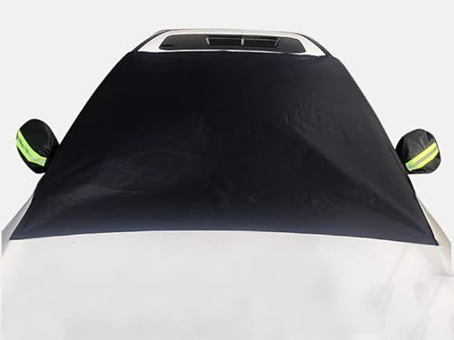 Copertura per parabrezza auto copertura parasole auto anteriore protegge da raggi UV, ghiaccio, neve, sole, pioggia per estate invernale, protezione per parabrezza auto, protezione per parabrezza, 210