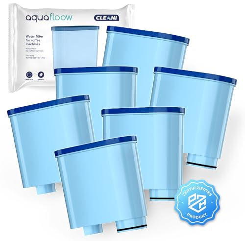 Aquafloow 6X Water Filter CLEANI for Saeco and Philips Coffee Machines | Compatible with Philips AquaClean CA6903/10 CA6903/22 CA6903 Limescale Filter, Filter Cartridge for Automatic Coffee Machines