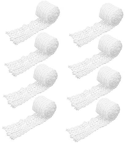 BESTonZON 8stücke Teiliges Fleischnetz Aus Baumwolle Elastisches Schinkennetz Für Fleischverarbeitung Zum Räuchern Und Aufbewahren Von Vielseitig Einsetzbar Für Rouladen Und Mehr