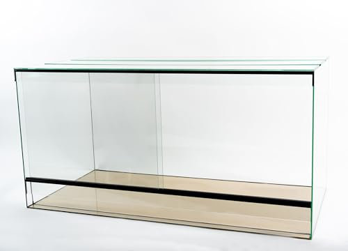 GECKOX Glasterrarium 80x40x40 cm mit Schiebescheiben