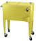Kailua Cooler - Nevera Americana, Carro refrigerador, Enfriador de Bebidas (Amarillo)