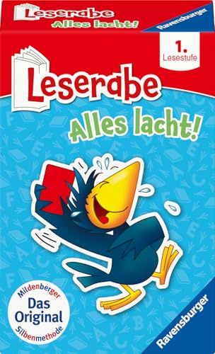 Ravensburger Leserabe Alles lacht! - Kinderspiel ab 6 Jahre | Spiel für 1-8 Spieler, Lesen lernen mit Spaß in der 1. Klasse, Geschenk für Jungen und Mädchen