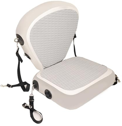 Paddle-Board-Sitz, Kajak-Rückenlehne, Aufblasbarer ergonomischer Kanusitz, Mehrzweck-Bootssitz mit Rückenlehne, Nylon-Rückenlehne für Kajak- und Bootsliebhaber