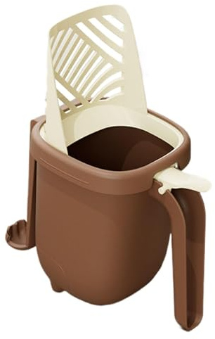 Litter Scooper with Stand, Scooper Litter with Stand, Large Capacity Cat Litter Scoop | Portable Pouche and Waste Holder Included, Kitten Litter Scoop for Home