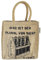 Domelo Sac à bouteille en toile de jute. Cadeaux pour hommes. Porte-bière/porte-bouteilles avec séparateurs pour 6 bouteilles. petit panier à provisions. Sac à main amusant et amusant pour homme