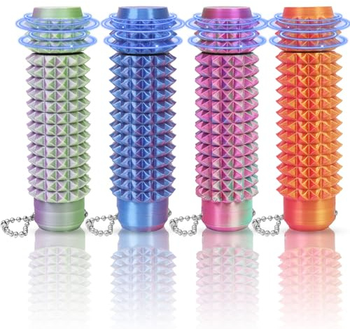XIAPIA Fidget Toys Erwachsene Little Ouchie 4 Stück, Fidget Spinner Spiky Grippie Sensorik Spielzeug Anti Stress Pain Fidget, ADHS Hiflsmittel Stressabbau Autismus Spielzeug Entspannung Geschenk