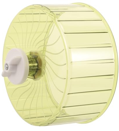 TOYANDONA Ruota Superficie Doppio in per Cuscinetto e Plastica Silenziosa Criceti Liscia Funzionamento Tranquillo di Piccoli Animali Casa Negozio