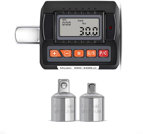 TONIXY Digital Torque Wrench, Torque Meter Wrench Torques Tester 1/2'' Drive Adapt Sound Light Alarm Function High Accuracy
