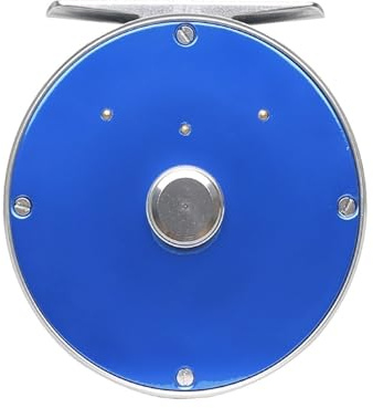 Metall Fliegenrolle Fliegenfischrolle, klassisch gestaltete Rolle, Umrüstmöglichkeit for Links- und Rechtshänder, 3/4wt, 5/6wt, 7/9wt(Blue 3 4WT)