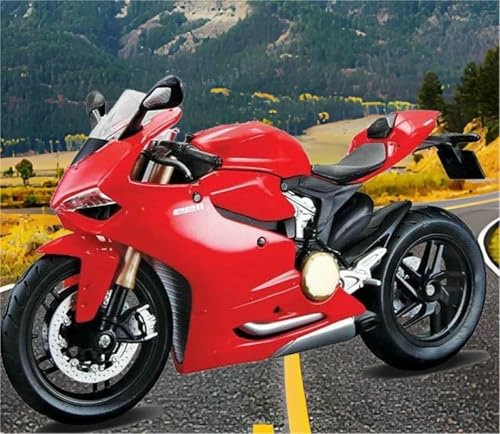 För Ducati 1199 Panigale 1/18 Motocross Motorcykel Skalamodell Leksakssamling Gåva Statisk Gjutning Produktion