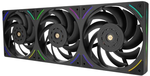 Thermalright TL-UB36 - Ventola PWM silenziosa da 120 mm, per raffreddamento ad acqua e alloggiamento della CPU, con barra luminosa ARGB da 5 V, confezione da 3 pezzi