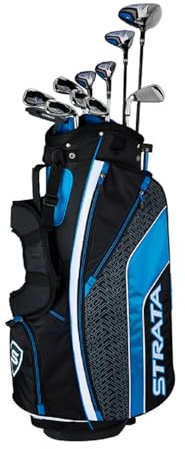 Strata Ultimate 16-teiliges Golfpaket-Komplettset, Blau