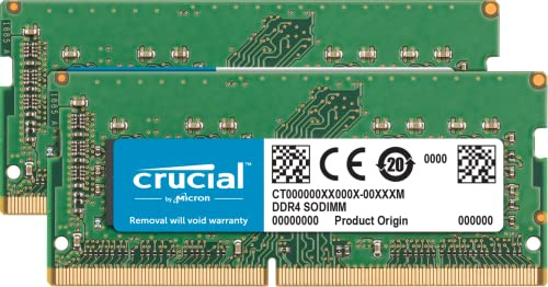 Crucial RAM CT2K16G4S266M 32GB Kit (2x16GB) DDR4 2666MHz CL19 Memoria per Mac