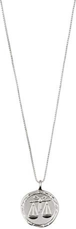PILGRIM Jewelry Halskette mit Sternzeichen - Versilbert, Kristall