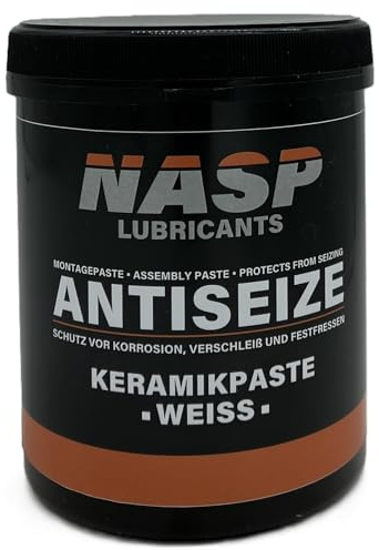 NASP Keramikpaste | Anti-Seize metallfreie Montagepaste hitzebeständig gegen Korrosion Festfressen (1Kg)