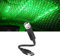Fiacvrs Star Projector Night Light USB Car Roof Lights，Portable Adjustable Romantic Interior Car Lights Plug and Play(Green)