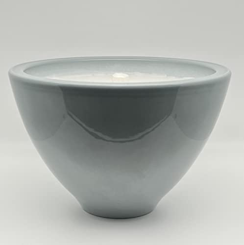 VAXEATER® Wachsfresser - Big Bowl – wiederauffüllbare Outdoor-Kerze mit Dauerdocht – Gartenfeuer zur Verwertung von Wachsresten – Gartenkerze – Gartenfackel - handgemacht