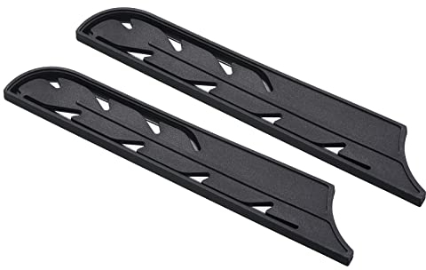 PATIKIL Plastica Sicurezza Coltello Copertura Guaine per 8 Pane Coltello, 2pz Coltelli Bordo Protezione Protezione Universale Coltello Fodero per Cucina, Nero