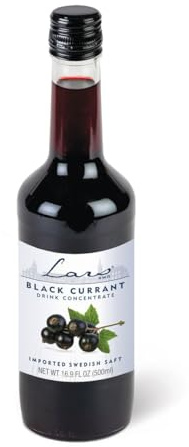 Lars Own Black Currant Drink Concentrate (Saft) Bottle, 16.9oz