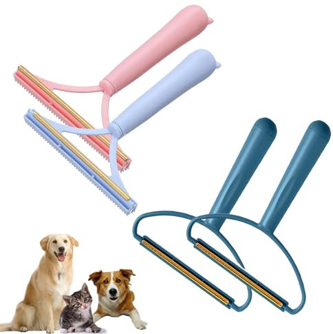 4 Stück Fusselrasierer Tierhaarentferner Magische Pfoten Fusselbürste Fusselrasierer Kleidung Tragbarer Fusselentferner Hundehaare Hundehaare entfernen für Kleidung Teppich Bett Sofa Tierhaar