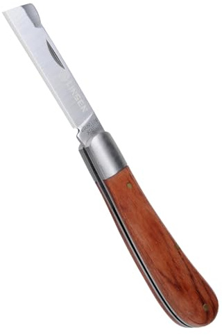 PAXLINSEN Trädgårdskniv multifunktionell okuilerkniv, rostfritt stål skärkniv vika trädgårdsmästarkniv knoppkniv fickkniv multiskärverktyg för ojämnheter, trimning av buskar