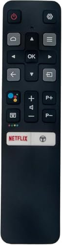 VINABTY DRC802V-FUR2 Remplacement de la télécommande vocale appropriée TCL Smart TV 85P8M 40S6800FS 49S6800FS 43S6800FS D83 SUB ADRC802V LRC802V MRC802V XRC802V