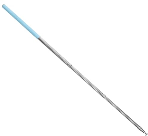 Hoement Stylet Capacitif Télescopique 40cm pour Écran Tactile, Stylet pour Tablette Tactile, Couleur Bleue, Accessoire Polyvalent pour Prise de Notes et Dessin Numérique